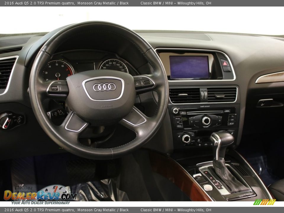2016 Audi Q5 2.0 TFSI Premium quattro Monsoon Gray Metallic / Black Photo #6
