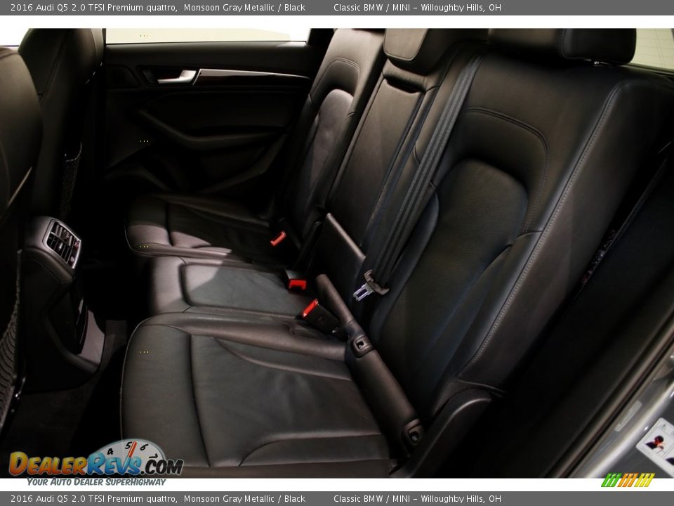 2016 Audi Q5 2.0 TFSI Premium quattro Monsoon Gray Metallic / Black Photo #18