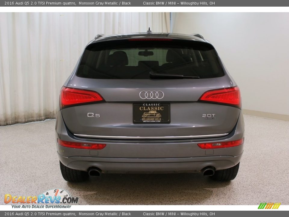 2016 Audi Q5 2.0 TFSI Premium quattro Monsoon Gray Metallic / Black Photo #20