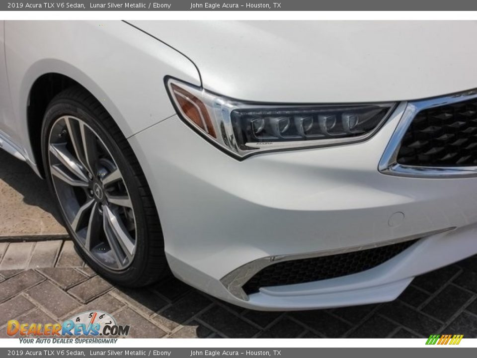 2019 Acura TLX V6 Sedan Lunar Silver Metallic / Ebony Photo #10