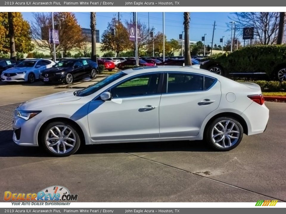 Platinum White Pearl 2019 Acura ILX Acurawatch Plus Photo #4