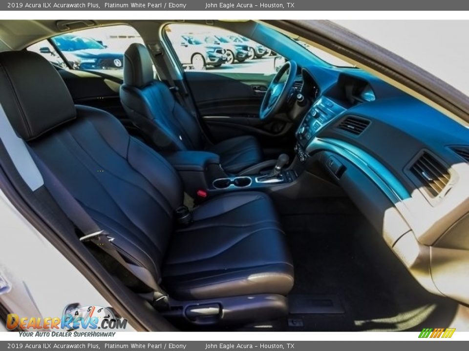 2019 Acura ILX Acurawatch Plus Platinum White Pearl / Ebony Photo #23