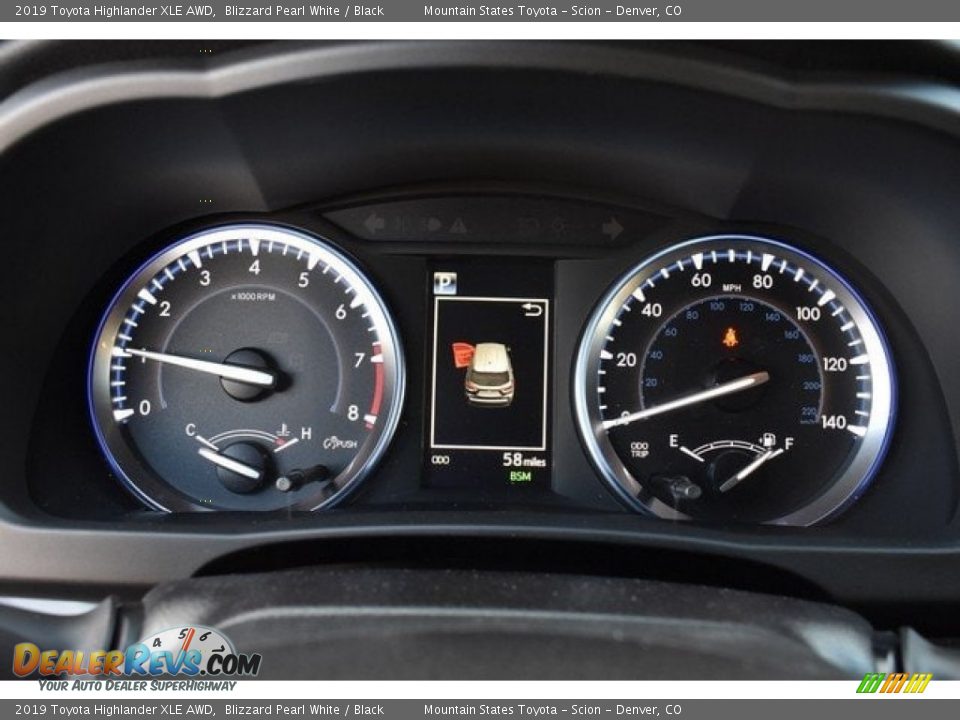2019 Toyota Highlander XLE AWD Blizzard Pearl White / Black Photo #31