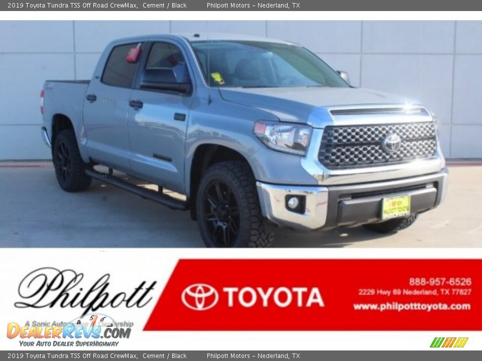 2019 Toyota Tundra TSS Off Road CrewMax Cement / Black Photo #1