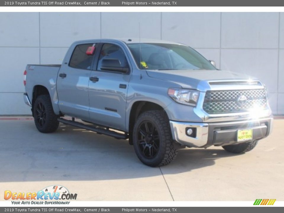 2019 Toyota Tundra TSS Off Road CrewMax Cement / Black Photo #2