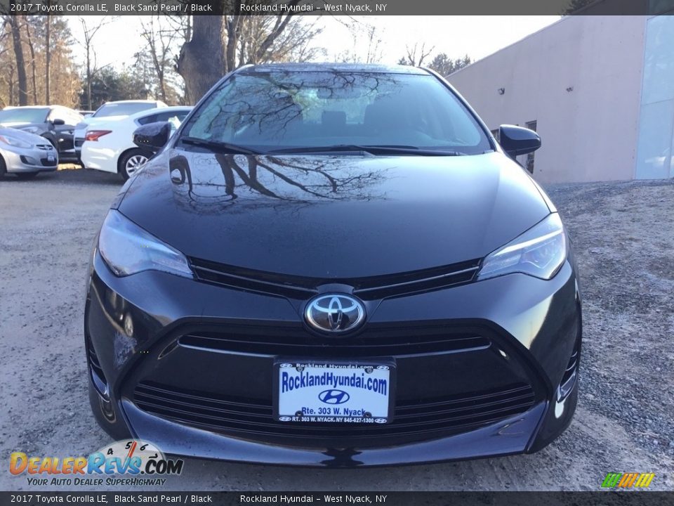 2017 Toyota Corolla LE Black Sand Pearl / Black Photo #2