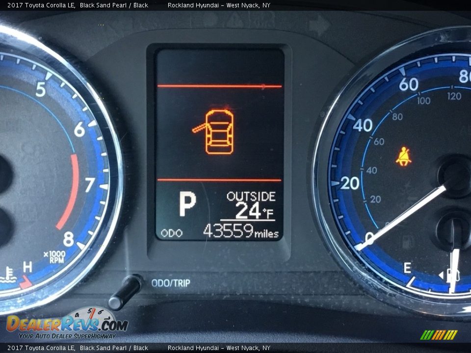 2017 Toyota Corolla LE Black Sand Pearl / Black Photo #12