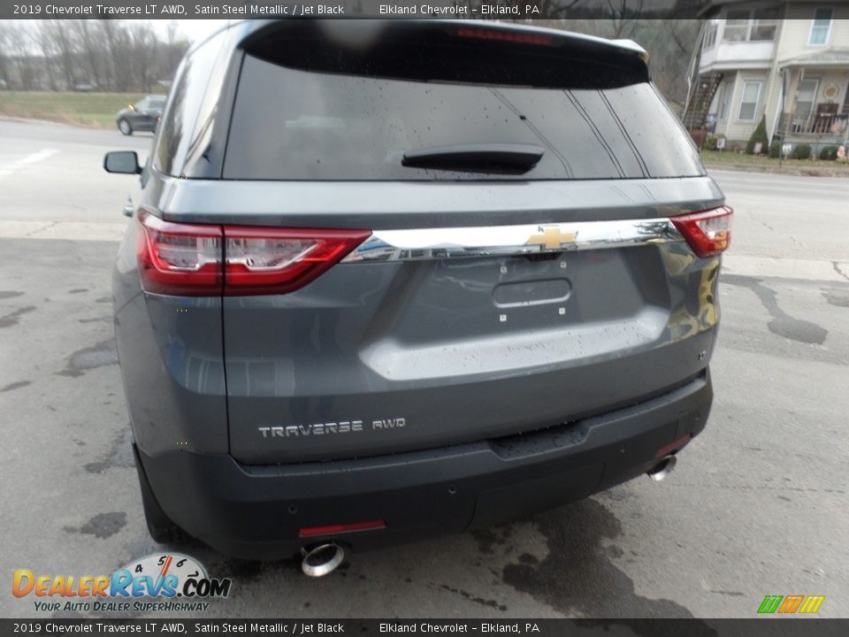 2019 Chevrolet Traverse LT AWD Satin Steel Metallic / Jet Black Photo #8