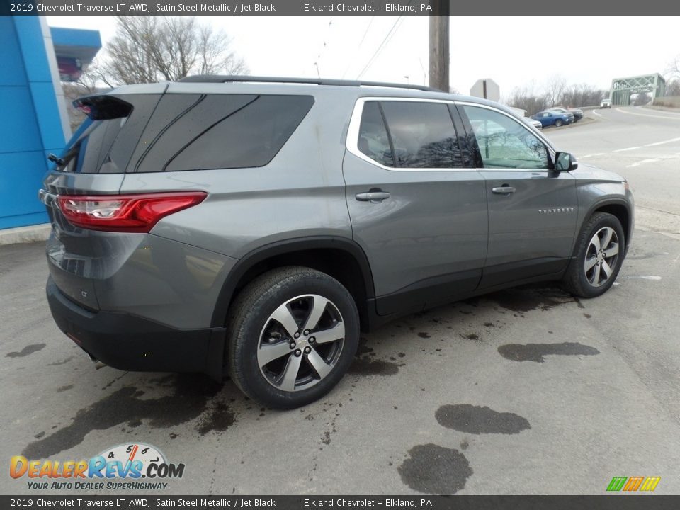 2019 Chevrolet Traverse LT AWD Satin Steel Metallic / Jet Black Photo #11