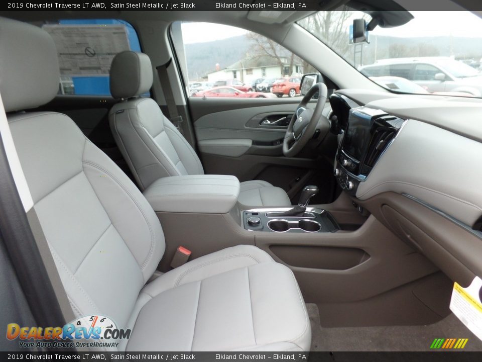 2019 Chevrolet Traverse LT AWD Satin Steel Metallic / Jet Black Photo #14