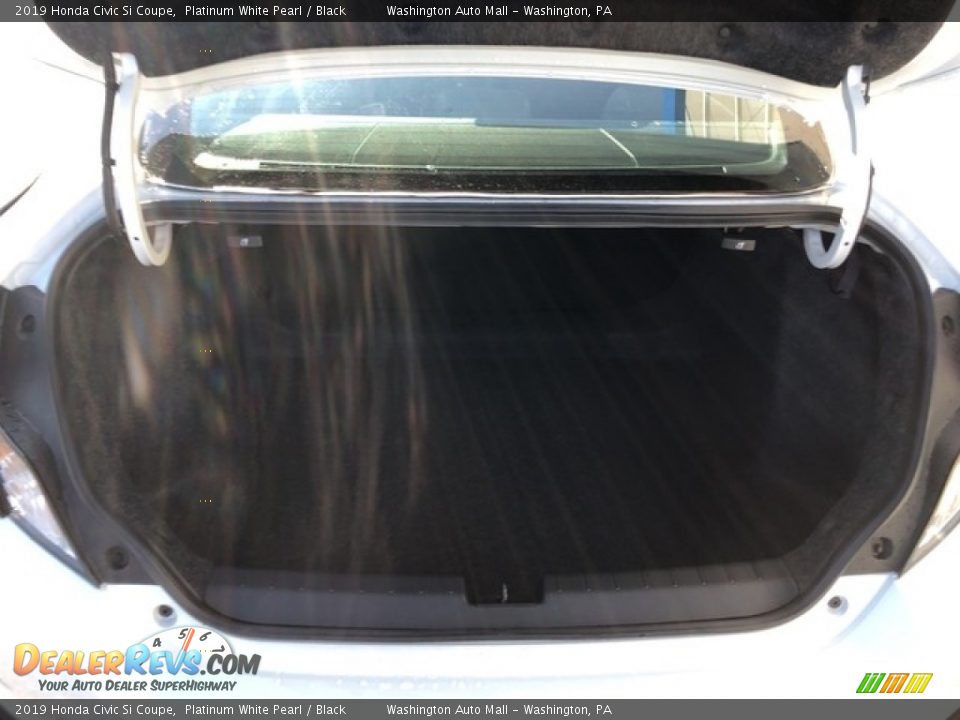 2019 Honda Civic Si Coupe Platinum White Pearl / Black Photo #8