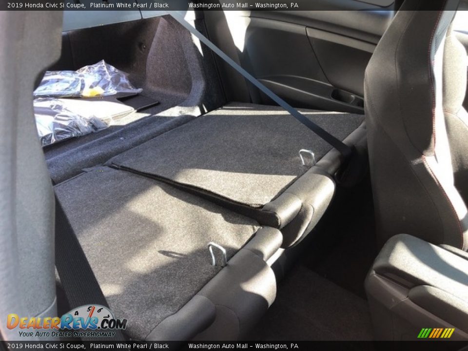 2019 Honda Civic Si Coupe Platinum White Pearl / Black Photo #9