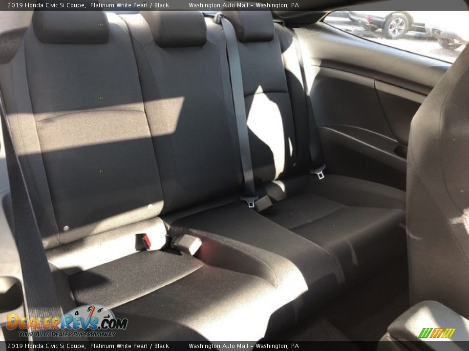 2019 Honda Civic Si Coupe Platinum White Pearl / Black Photo #10