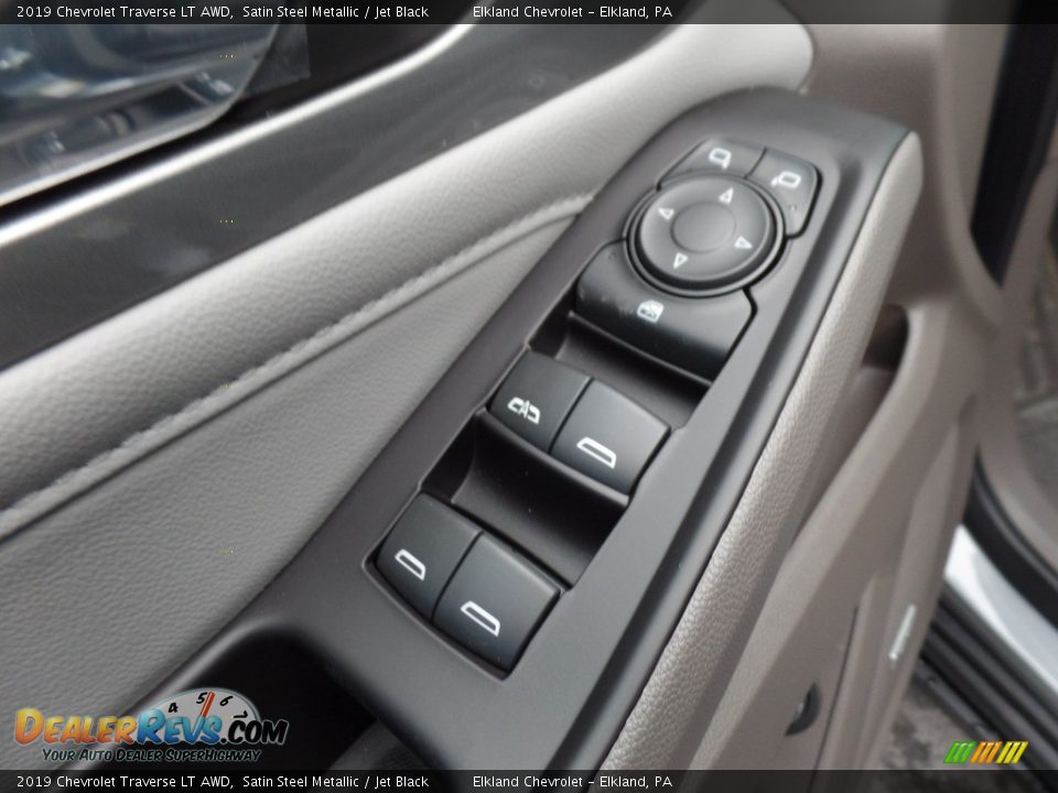 2019 Chevrolet Traverse LT AWD Satin Steel Metallic / Jet Black Photo #27