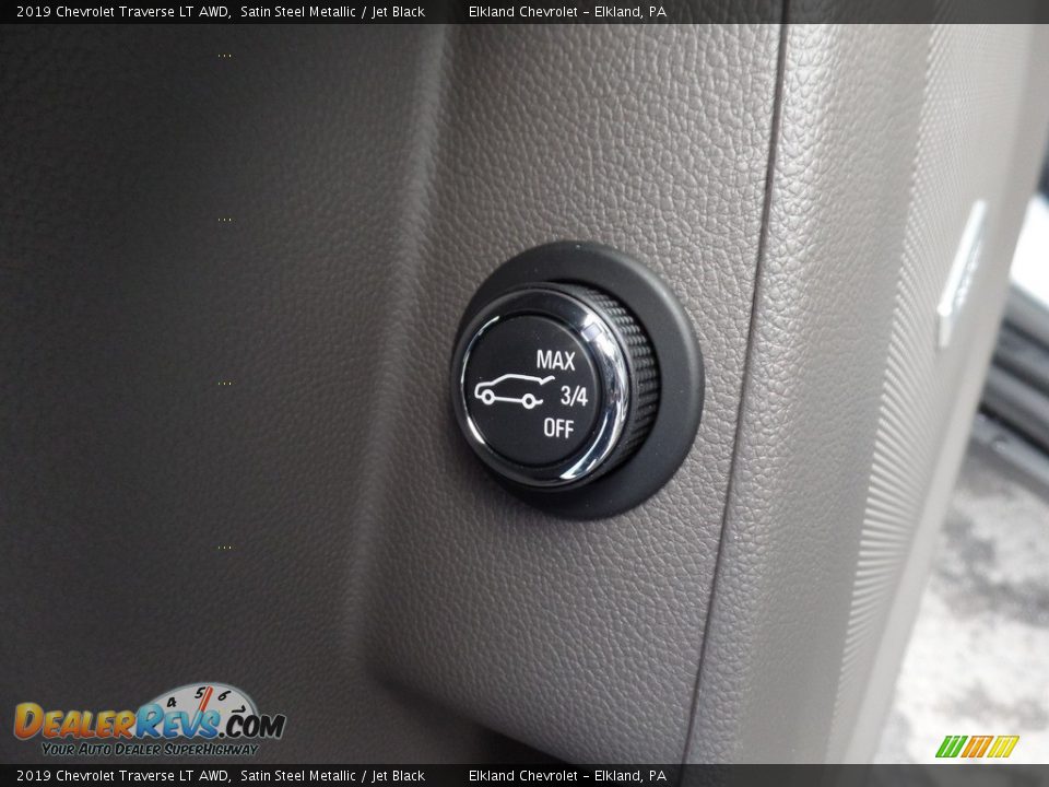 2019 Chevrolet Traverse LT AWD Satin Steel Metallic / Jet Black Photo #29