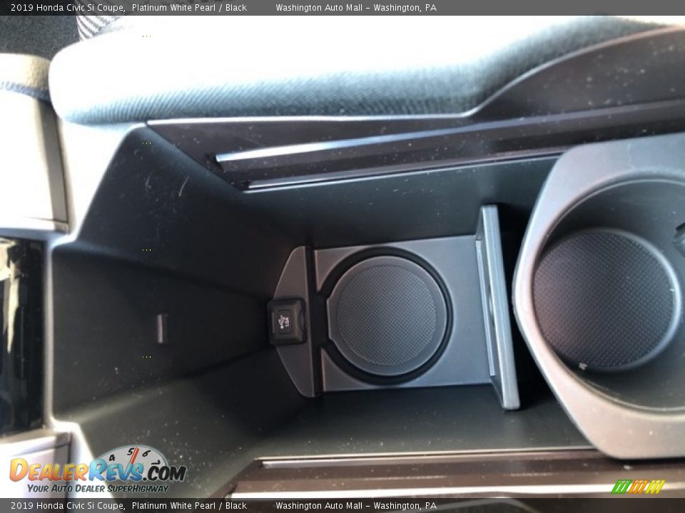 2019 Honda Civic Si Coupe Platinum White Pearl / Black Photo #22