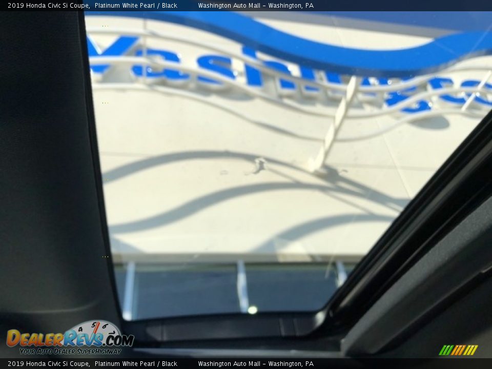2019 Honda Civic Si Coupe Platinum White Pearl / Black Photo #24