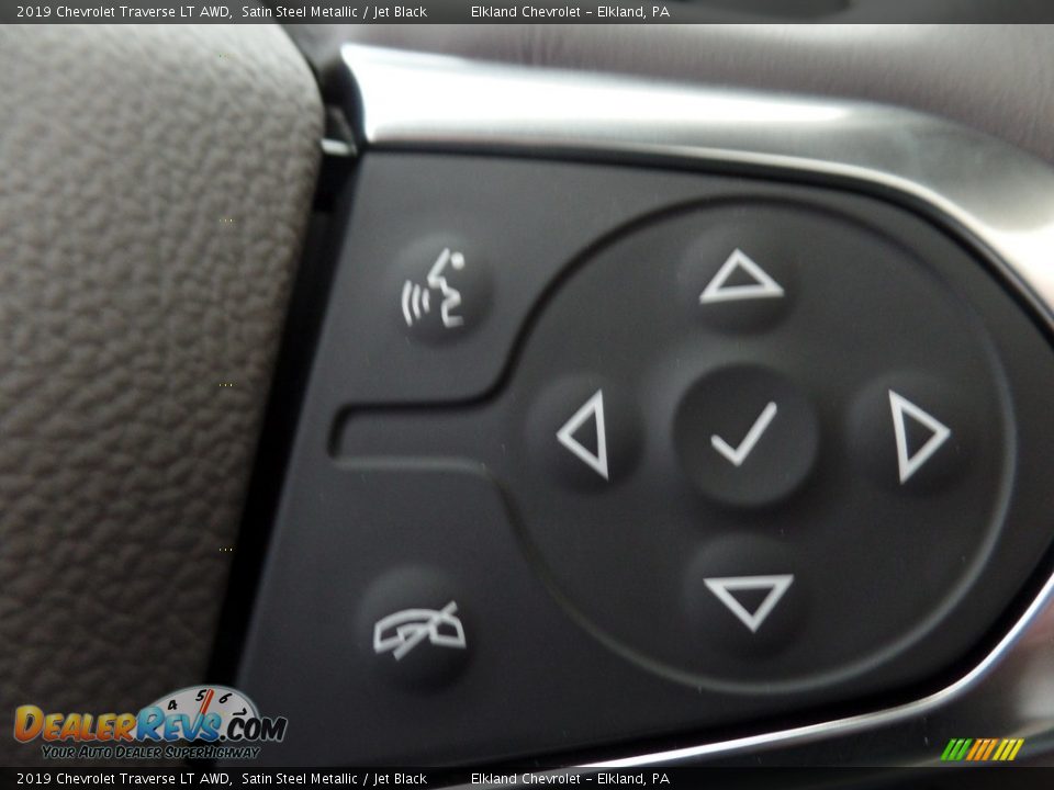 2019 Chevrolet Traverse LT AWD Satin Steel Metallic / Jet Black Photo #32