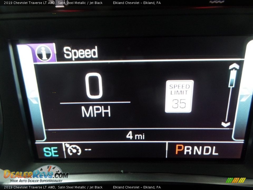 2019 Chevrolet Traverse LT AWD Satin Steel Metallic / Jet Black Photo #33