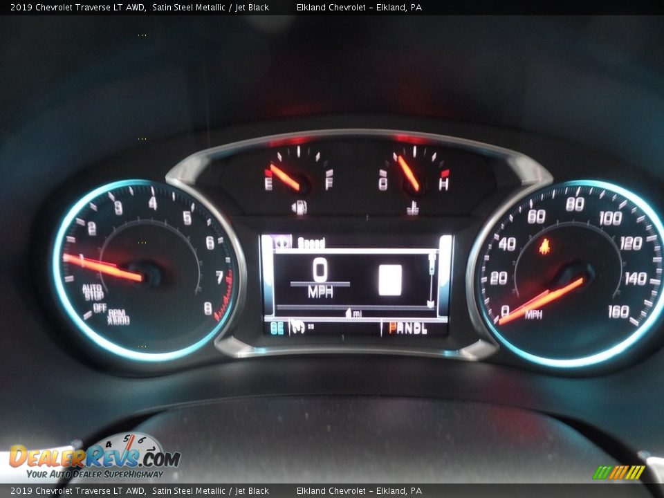 2019 Chevrolet Traverse LT AWD Satin Steel Metallic / Jet Black Photo #34