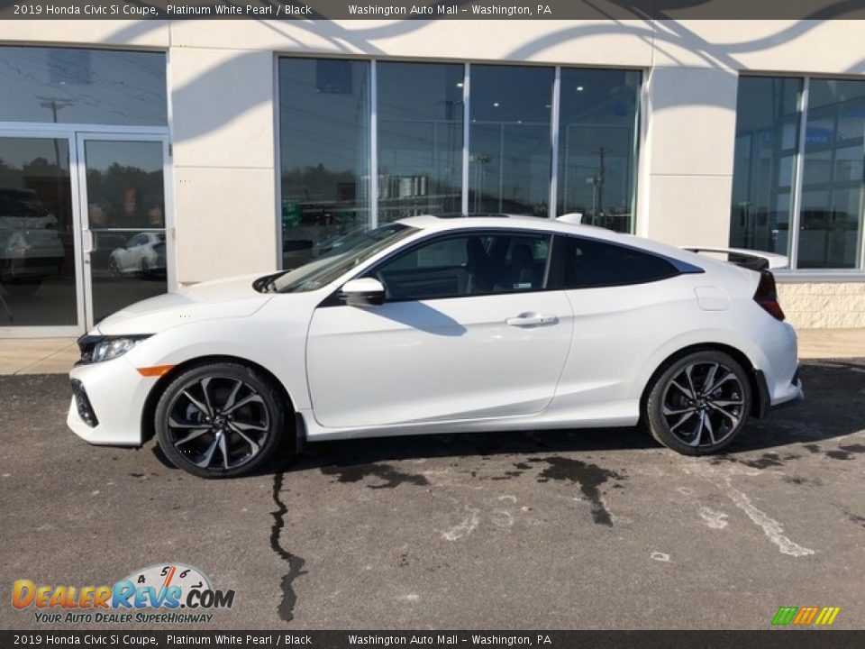 2019 Honda Civic Si Coupe Platinum White Pearl / Black Photo #29