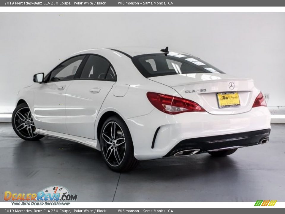 2019 Mercedes-Benz CLA 250 Coupe Polar White / Black Photo #2