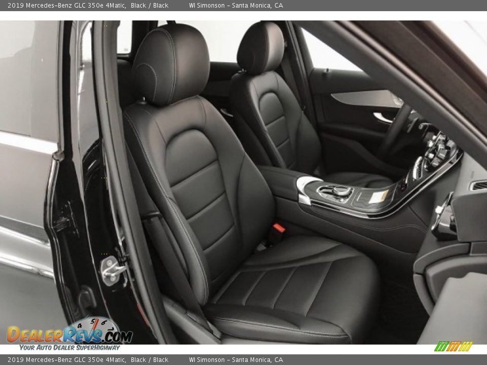 Black Interior - 2019 Mercedes-Benz GLC 350e 4Matic Photo #5