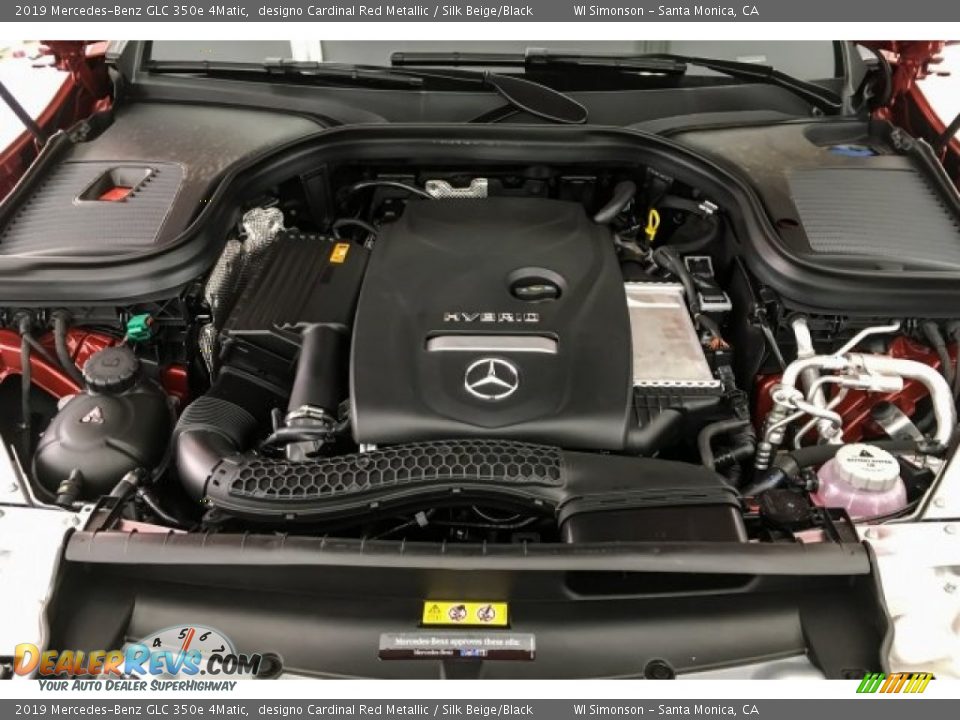 2019 Mercedes-Benz GLC 350e 4Matic 2.0 Liter Turbocharged DOHC 16-Valve VVT 4 Cylinder Gasoline/Electric Hybrid Engine Photo #8