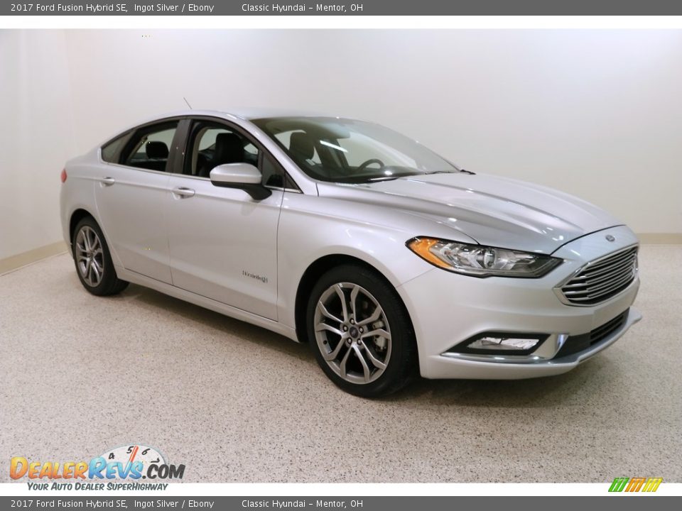 2017 Ford Fusion Hybrid SE Ingot Silver / Ebony Photo #1