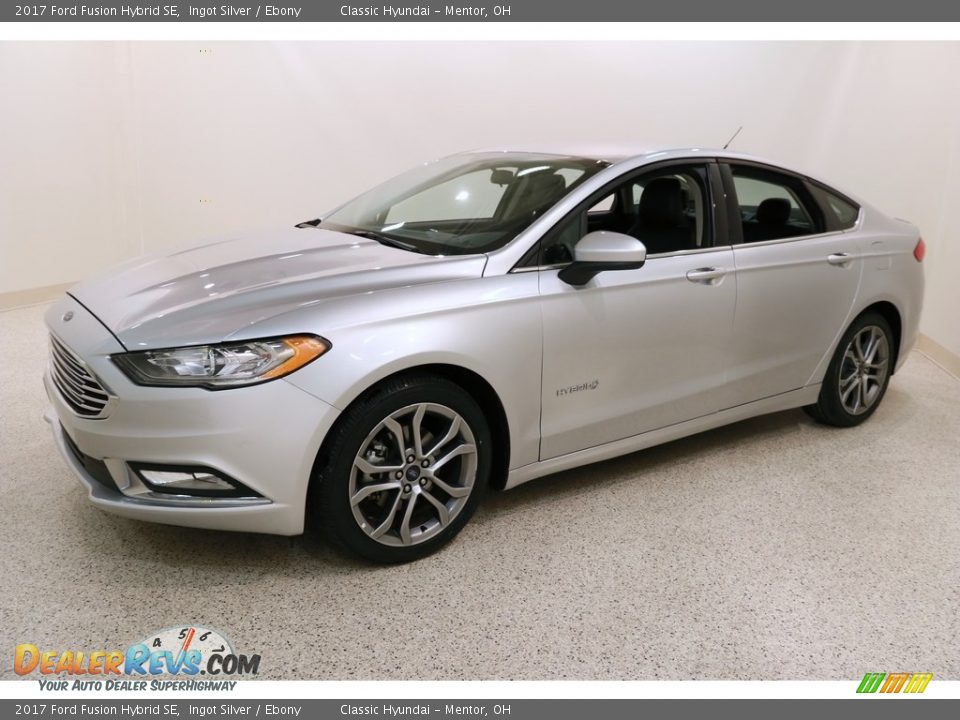 2017 Ford Fusion Hybrid SE Ingot Silver / Ebony Photo #3