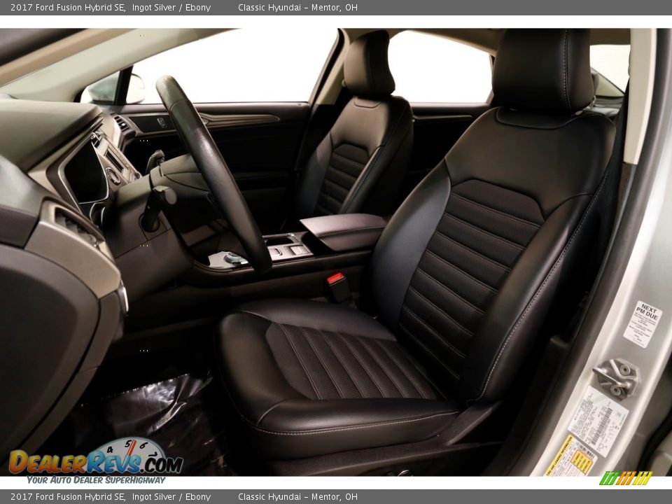 2017 Ford Fusion Hybrid SE Ingot Silver / Ebony Photo #6