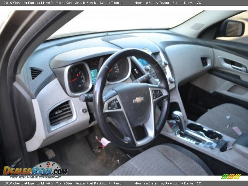 2010 Chevrolet Equinox LT AWD Mocha Steel Metallic / Jet Black/Light Titanium Photo #10