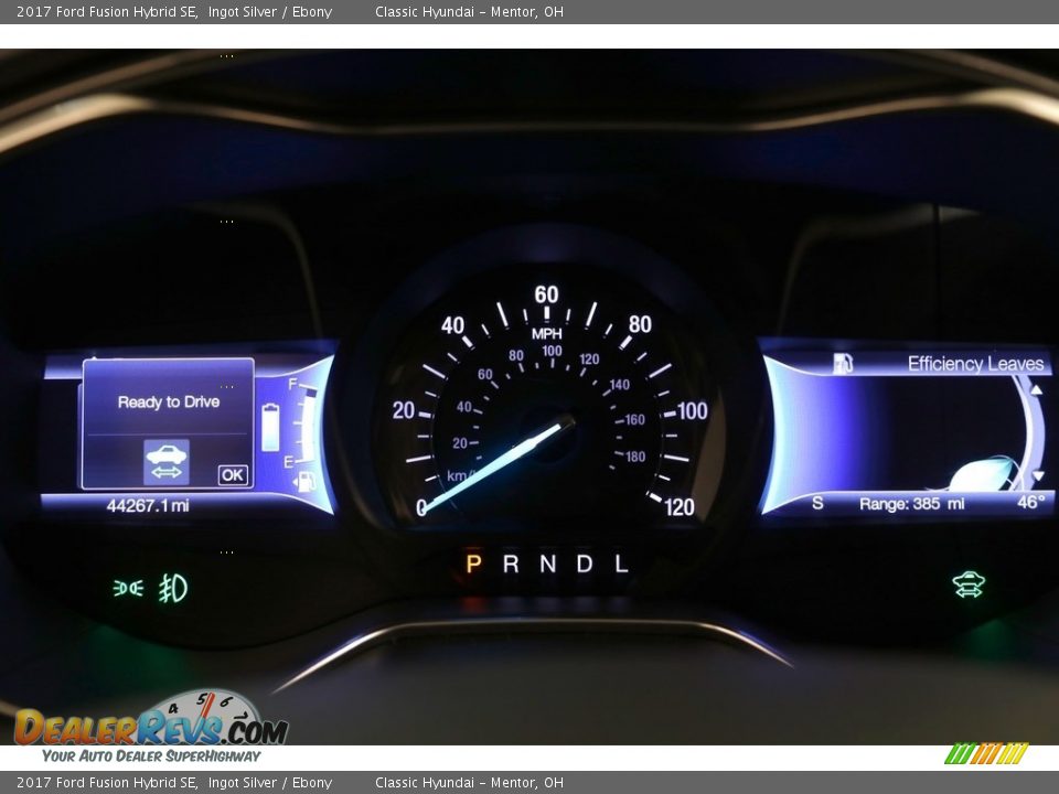 2017 Ford Fusion Hybrid SE Ingot Silver / Ebony Photo #8