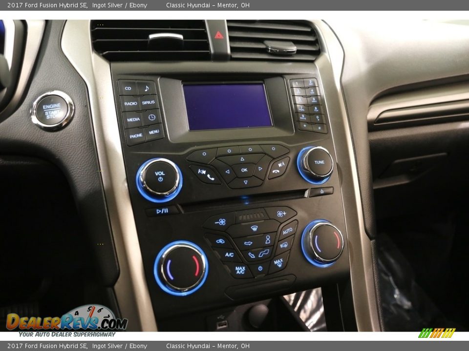 2017 Ford Fusion Hybrid SE Ingot Silver / Ebony Photo #9