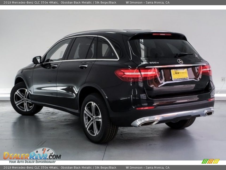 2019 Mercedes-Benz GLC 350e 4Matic Obsidian Black Metallic / Silk Beige/Black Photo #2