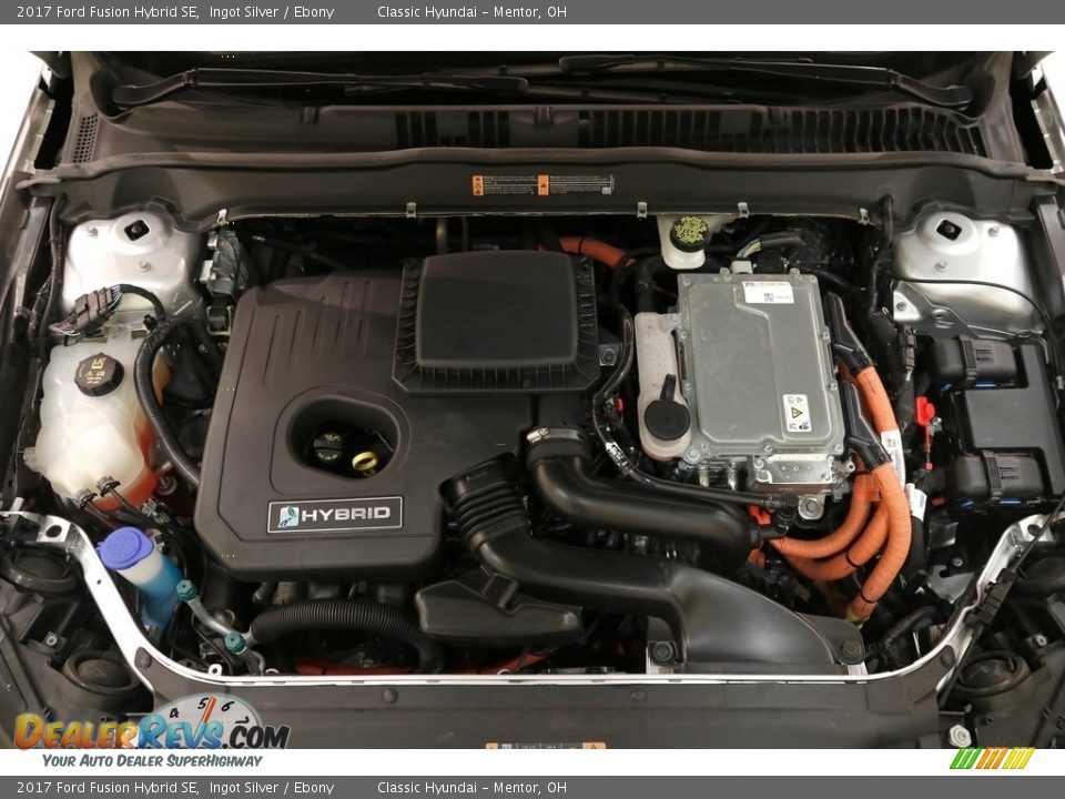 2017 Ford Fusion Hybrid SE Ingot Silver / Ebony Photo #19