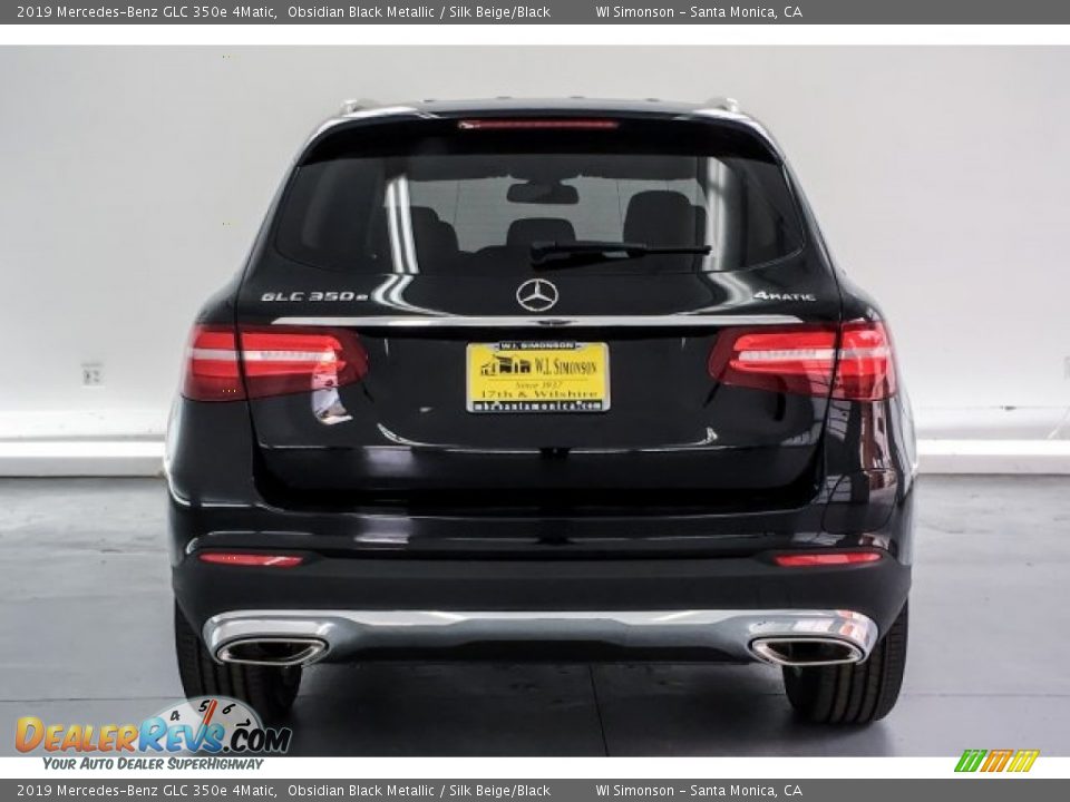 2019 Mercedes-Benz GLC 350e 4Matic Obsidian Black Metallic / Silk Beige/Black Photo #3