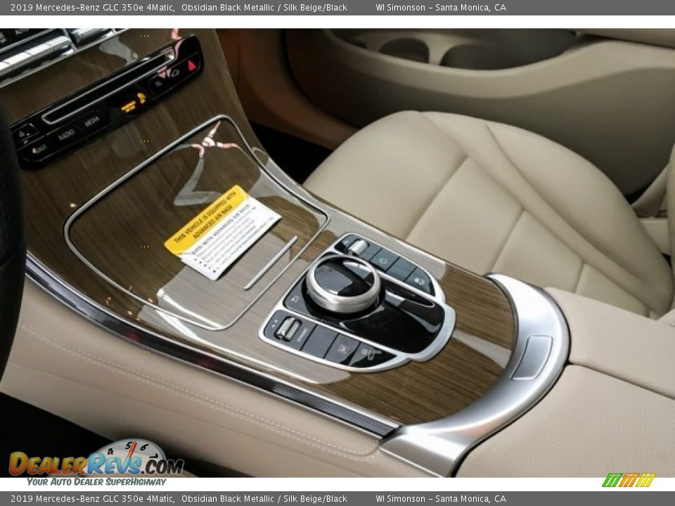 2019 Mercedes-Benz GLC 350e 4Matic Obsidian Black Metallic / Silk Beige/Black Photo #7