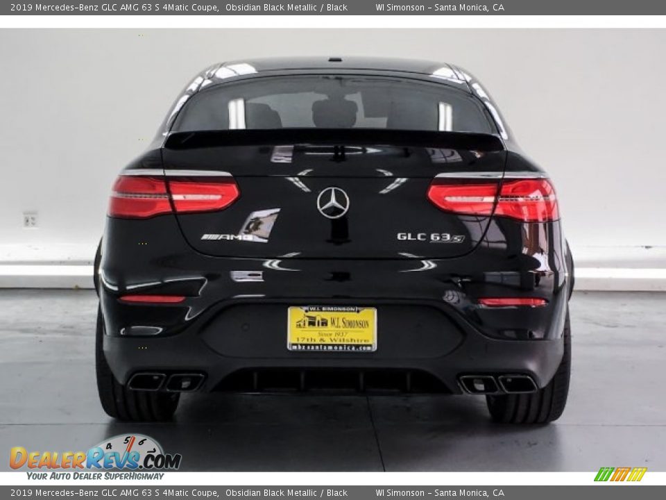 2019 Mercedes-Benz GLC AMG 63 S 4Matic Coupe Obsidian Black Metallic / Black Photo #3