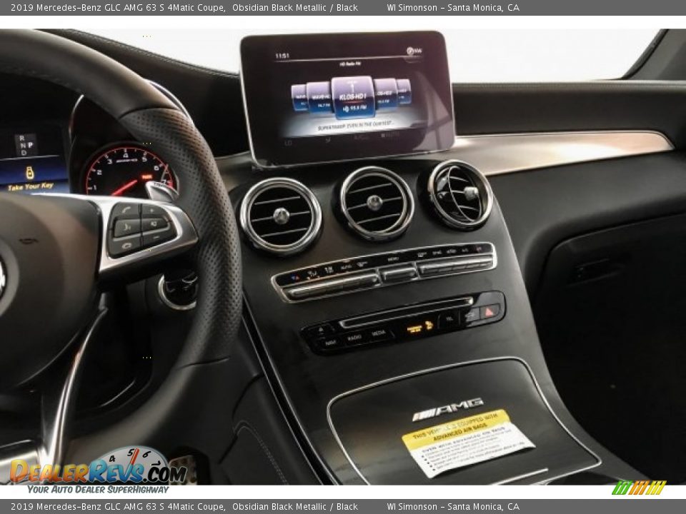 Controls of 2019 Mercedes-Benz GLC AMG 63 S 4Matic Coupe Photo #6