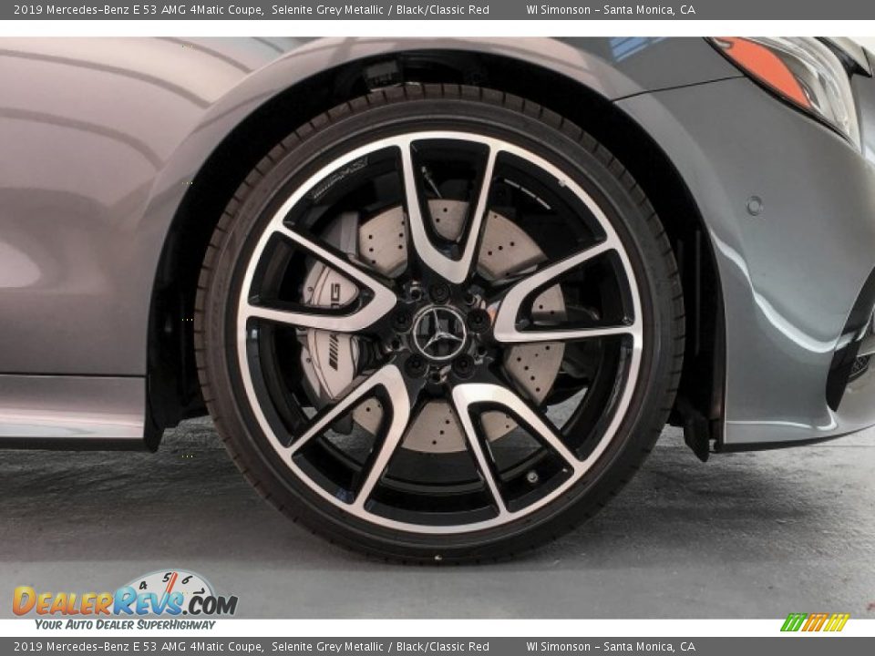 2019 Mercedes-Benz E 53 AMG 4Matic Coupe Selenite Grey Metallic / Black/Classic Red Photo #9