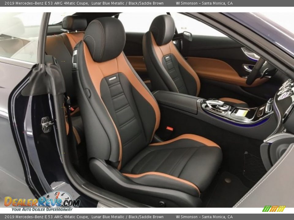 Black/Saddle Brown Interior - 2019 Mercedes-Benz E 53 AMG 4Matic Coupe Photo #5