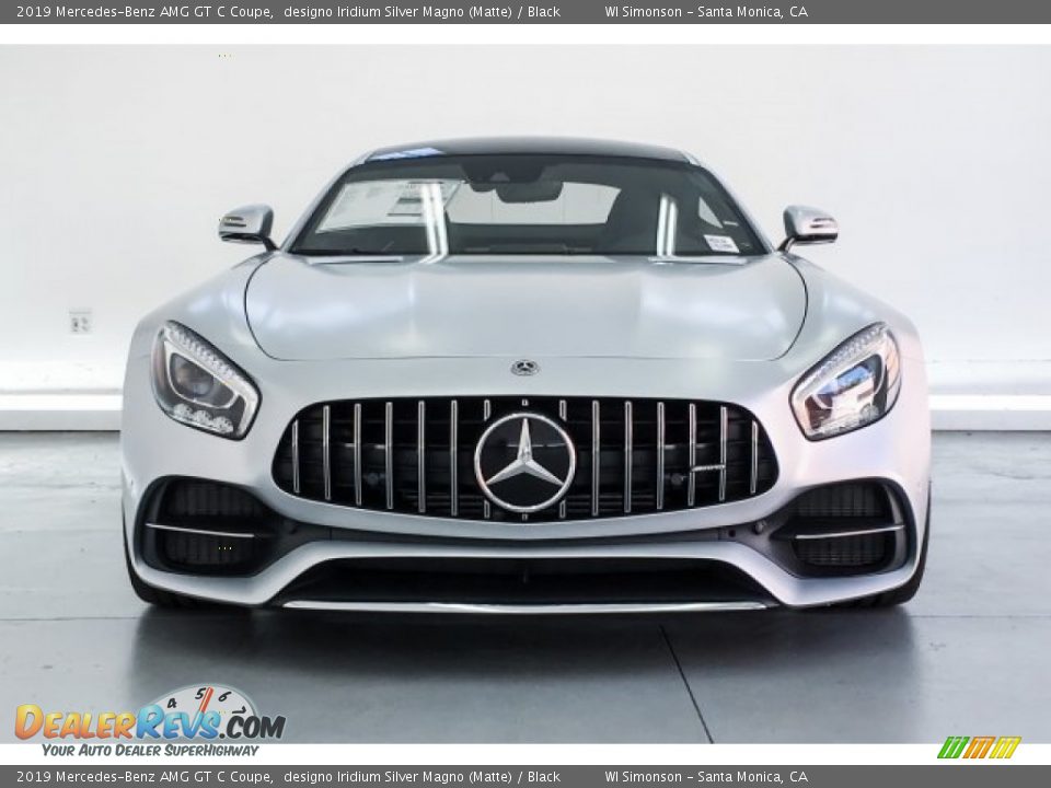 2019 Mercedes-Benz AMG GT C Coupe designo Iridium Silver Magno (Matte) / Black Photo #2