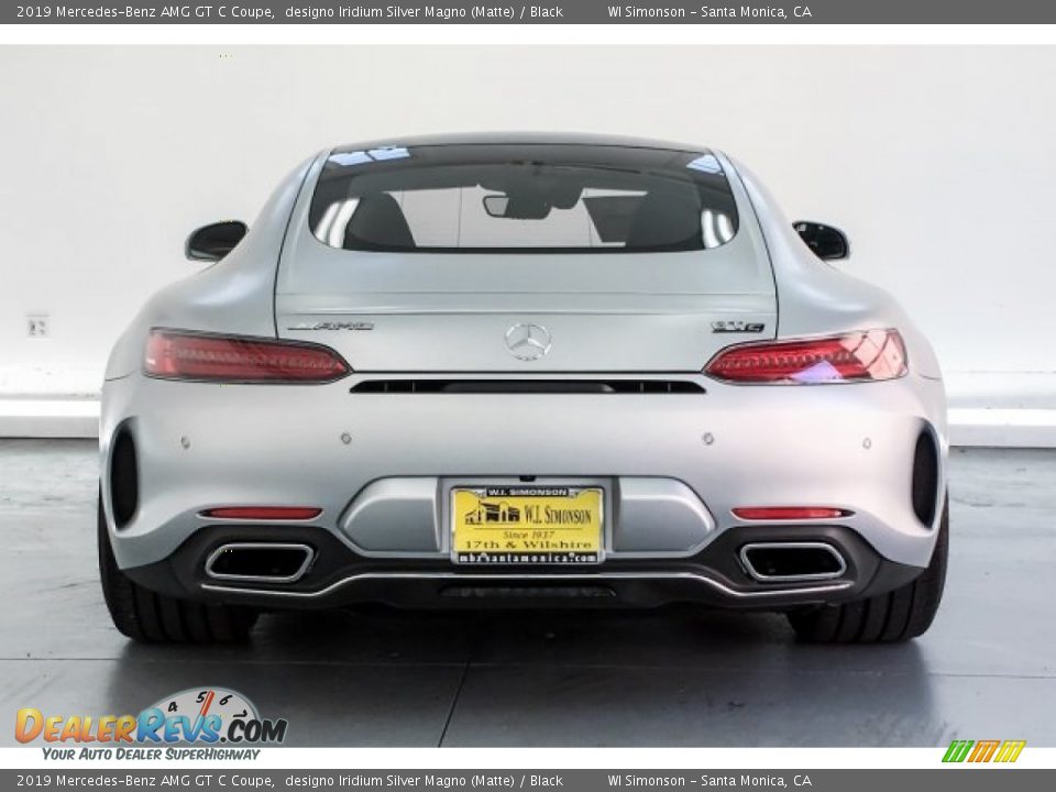 2019 Mercedes-Benz AMG GT C Coupe designo Iridium Silver Magno (Matte) / Black Photo #3