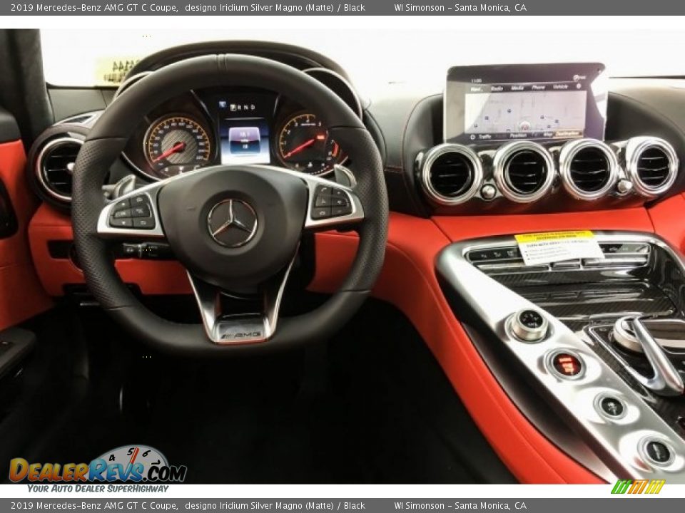 2019 Mercedes-Benz AMG GT C Coupe designo Iridium Silver Magno (Matte) / Black Photo #4