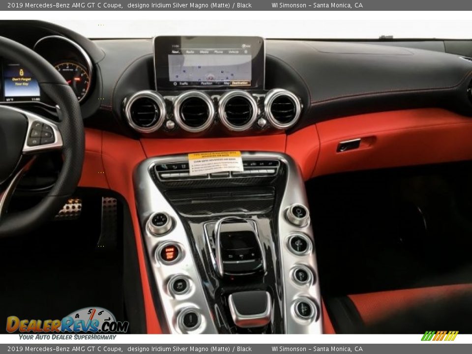 2019 Mercedes-Benz AMG GT C Coupe designo Iridium Silver Magno (Matte) / Black Photo #5
