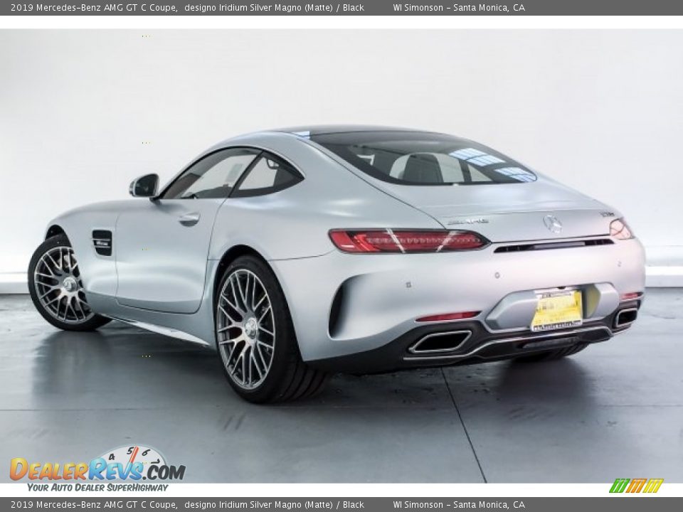 2019 Mercedes-Benz AMG GT C Coupe designo Iridium Silver Magno (Matte) / Black Photo #10