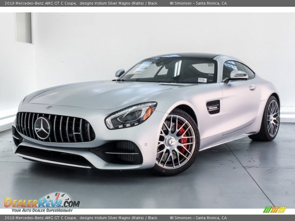 designo Iridium Silver Magno (Matte) 2019 Mercedes-Benz AMG GT C Coupe Photo #12