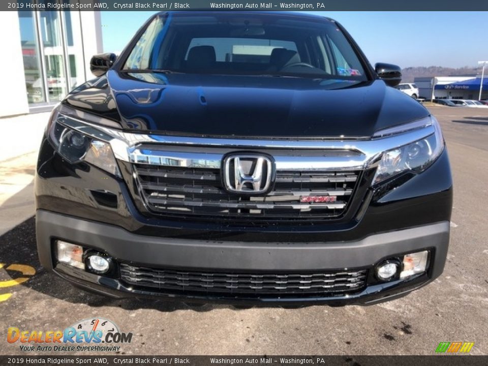 2019 Honda Ridgeline Sport AWD Crystal Black Pearl / Black Photo #3