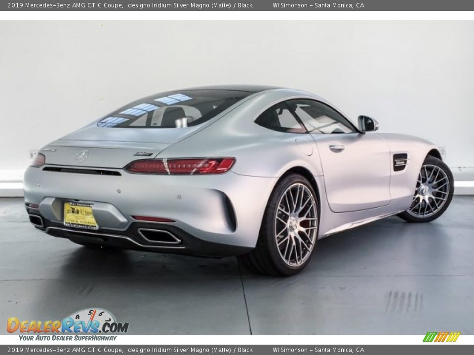2019 Mercedes-Benz AMG GT C Coupe designo Iridium Silver Magno (Matte) / Black Photo #16